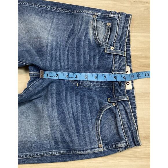 AMO Jeans Tomboy Sz 27 in Dive Bar Button Fly Fray Hem 27x25” - Picture 11 of 16